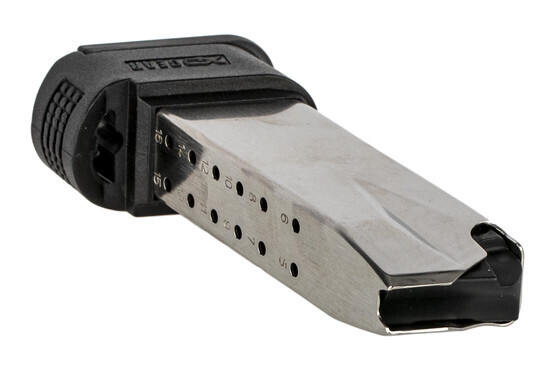 The Springfield XD 9mm 16 round magazine features rear witness holes